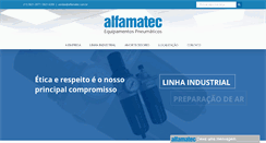 Desktop Screenshot of alfamatec.com.br